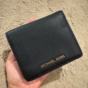 New Michael Kors Women's Mercer Carryall Card Case Black